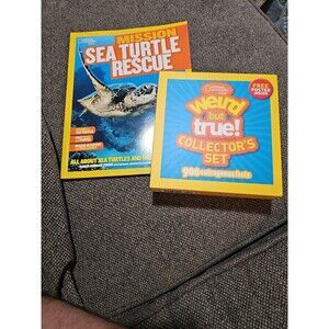 Weird But True! Collector's Boxed Set  900 Outrageous Facts Sea Turtle Lot